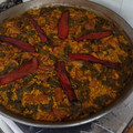 El cooksnap de Julián cuando hizo Paella Valenciana.