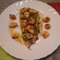 El cooksnap de jordi0202 cuando hizo Lubina a la plancha con gambas al ajillo.