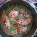 El cooksnap de Emilio cuando hizo Pollo arvejado 🍗🍲.