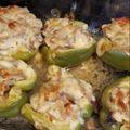 Sonya Mabon's cooksnap of when they made Philly cheesesteak stuffed bell peppers.