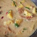 Cooksnap Azyyati Zakaria semasa beliau membuat Gulai nenas ikan kering.