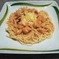 Szilvia Moldovánné Nagy Cooksnap-ja, amikor elkészítette a(z) Pizzás csirkemell-spagetti 🍝 receptet.