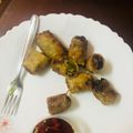 Pooja Singh's cooksnap of when they made Spring roll.