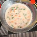 Cooksnap dari Reris Qucxank untuk resep Tumis sayuran kornet kuah keju untuk anak