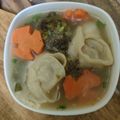 Antara Chakravorty's cooksnap of when they made ত্রুটন্স ওয়ান্টন ভেজ স্যুপ (Croutons Wonton Veg Soup recipe in bengali).
