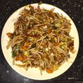 Krishna Vaghela 's cooksnap of when they made વેજીટેબલ હક્કા નુડલ્સ(veg hakka noodles recipe in Gujarati).