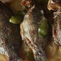 صورة من نسيم الصباح ، شاركها بعد تجربة وصفة سمك بوري مشوي على الصاج 🐟🐟👌👍