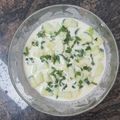 El cooksnap de Melanio Esteban cuando hizo Ensalada de daditos de pepino y yogurt.