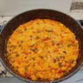 El cooksnap de 2marugan cuando hizo Arroz con bacalao y gambas.