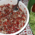 El cooksnap de ROXANA ELIZABET PERALTA cuando hizo Salsa criolla.