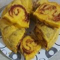 Cooksnap dari Ning Muliana untuk resep Bolu labu kuning / steamed pumpkin cake / Cake labu kukus
