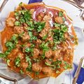 Hema ahara का कुकस्नैप जब उन्होंने सोयाबीन वडी मसाला करी (soyabean vadi masala curry recipe in Hindi) बनाया था।
