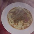 El cooksnap de Claudia Rojas cuando hizo Ñoquis de ricota.