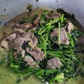 Cooksnap của Phuongvi Ha khi họ làm theo món Rau càng cua xào thịt bò