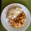 El cooksnap de Silvana Pismante cuando hizo Pollo Agridulce.