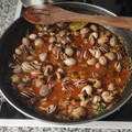 El cooksnap de cristina cuando hizo Caracoles a la madrileña.