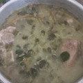 El cooksnap de Diana Campos cuando hizo Carne de puerco en salsa verde con nopales.