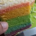 Cooksnap dari Diesha Nisrina untuk resep Rainbow Cake Panggang Ny.Liem