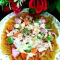 Kinkini Biswas's cooksnap of when they made ম্যাগি পিজ্জা (maggi pizza recipe in Bengali).