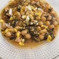 El cooksnap de Diego Carda Roca cuando hizo Bacalao con garbanzos y espinacas.