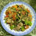 Cooksnap của Nguyễn Anh Mỹ khi họ làm theo món Bò xào ớt chuông hương thảo