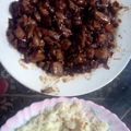 1D's cooksnap of when they made Spicy Chicken with Mash Potatoes.