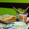 El cooksnap de celeste cuando hizo Panqueques dulces 🥞🥛☕️🧉.