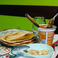 El cooksnap de celeste cuando hizo Panqueques dulces 🥞🥛☕️🧉.