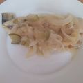 El cooksnap de tonimk cuando hizo Pescado encebollado al vino blanco.