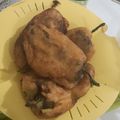 El cooksnap de Elyy Mndza cuando hizo Chiles rellenos de queso.
