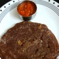 Priyaramesh Kitchen's cooksnap of when they made #mycookingzeal ராகி தோசை & ரெட் சட்னி.