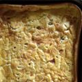 El cooksnap de Ana Laura Calderon cuando hizo Fainá de queso y panceta.