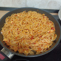 El cooksnap de Ana Isabel G C cuando hizo 🍝 Pasta con pollo y champiñones.
