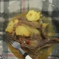 El cooksnap de luis carmona cuando hizo Bifes improvisados con papas.