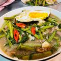 李靈靈 的 沙茶羊肉炒空心菜（可作燴飯、麵） cooksnap