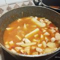 El cooksnap de Trisia cuando hizo Carne en salsa con papas.