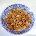 El cooksnap de Mariano Pérez cuando hizo "Chips" de pan duro en Airfryer.