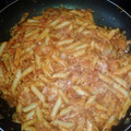 El cooksnap de Verdu cuando hizo Macarrones con bacón y huevo.