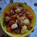 El cooksnap de Mari Luz Sáez cuando hizo Estofado de pavo con verduras🧡💛💚.
