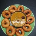 Uma Malpani's cooksnap of when they made Medu Vada sambar.