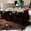 Cooksnap của Hoàng Hà khi họ làm theo món Brownie không cần lò nướng