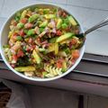 El cooksnap de María Alejandra Pérez Villalba cuando hizo Ensalada de pasta con salpicón y aguacate.