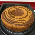 El cooksnap de Hector Imedio Fernandez cuando hizo Bizcocho cebra de chocolate y naranja.