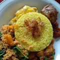 Cooksnap dari Marina Dipratami untuk resep Nasi Kuning Magicom / Nasi Tumpeng Komplit Murah Mudah Istimewa