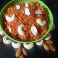 Shweta Bajaj's cooksnap of when they made Gajar ka halwa.