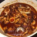Cooksnap Nurul Huda semasa beliau membuat Sambal Sotong Kering.