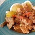 El cooksnap de Tona cuando hizo Huesos carnudos de cerdo guisados con curry.