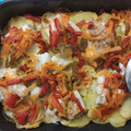 El cooksnap de SlavisWolf cuando hizo Bacalao a la portuguesa.