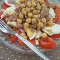 El cooksnap de maria dolores gg cuando hizo Ensalada de garbanzos con queso de cabra.