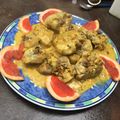 il Monia Montorsi quando ha preparato Bocconcini di pollo all'arancia e curry